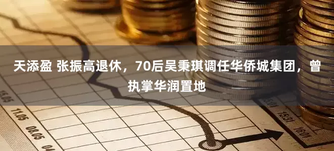 天添盈 张振高退休，70后吴秉琪调任华侨城集团，曾执掌华润置地